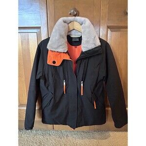 Rare JC de Castelbajac Rossignol Ski Snow Jacket Coat Sherpa Collar Women's S